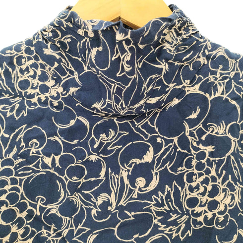 ANNI QUINCE USA製 L/S 総柄ワンピース レディース UK:12