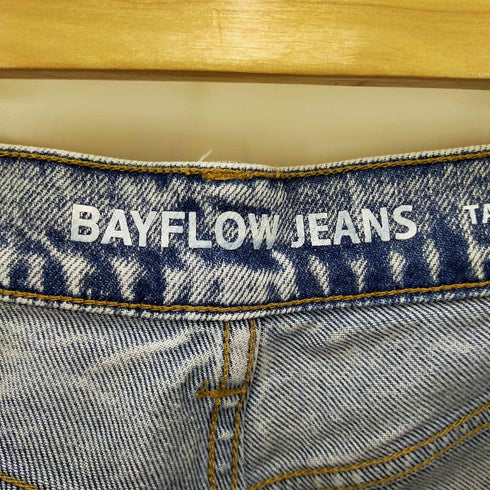 ベイフロー BAYFLOW ケミカル加工ストレッチデニム テーパードパンツ メンズ 4