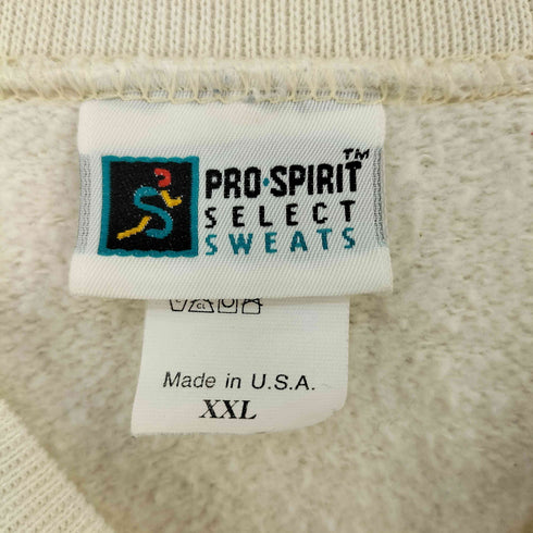 プロスピリット PRO SPIRIT USA製 無地 クルーネックスウェット メンズ import:XXL