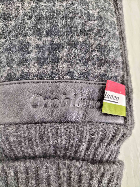 オロビアンコ Orobianco タッチパネル対応 レザーロゴ刻印 チェック手袋 メンズ
