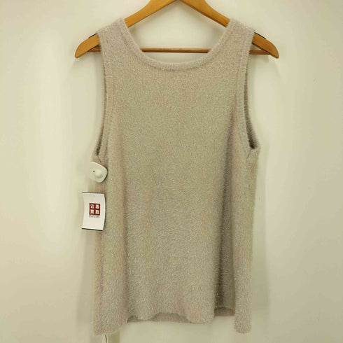 ローズバッド ROSE BUD ラメフェザーニットベスト レディース F