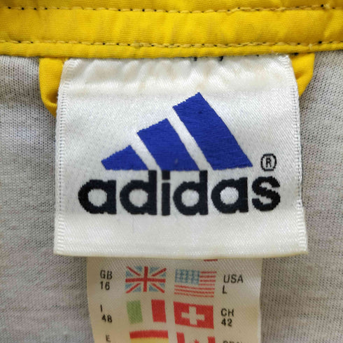 アディダス adidas 万国共通タグ 00S ジップアップ ウオームアップジャケット メンズ import:L