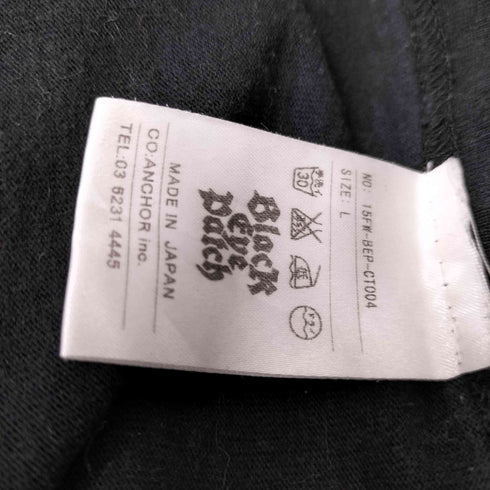 ザブラックアイパッチ THE BLACK EYE PATCH 15AW bep フロントプリント クルーネック Tシャツ メンズ import:L