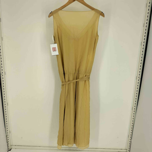 EMANUEL UNGARO PARIS ステッチデザイン レイヤード シルク ワンピース レディース FR:36