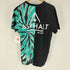ASPHALT YACHT CLUB ロゴプリント タイダイ 切替 クルーネック Tシャツ メンズ import:M