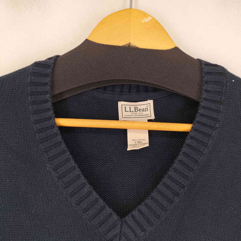 エルエルビーン L.L.Bean Vネック コットンニット メンズ JPN:L