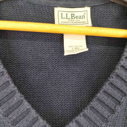 エルエルビーン L.L.Bean Vネック コットンニット メンズ JPN:L