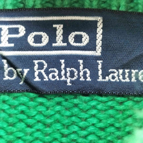 ポロバイラルフローレン Polo by RALPH LAUREN ハーフジップコットンニット メンズ import:S