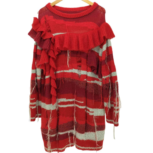 rurumu: 縷縷夢兎 21AW damage mohair knit ダメージモヘアニット レディース FREE
