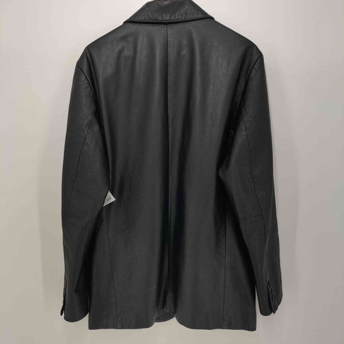 ギャップ Gap 90s オールドタグ 紺タグ 3B レザーテーラードジャケット メンズ import:M
