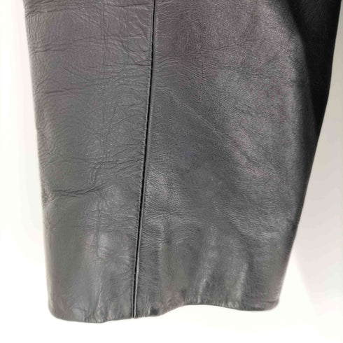 ギャップ Gap 90s オールドタグ 紺タグ 3B レザーテーラードジャケット メンズ import:M