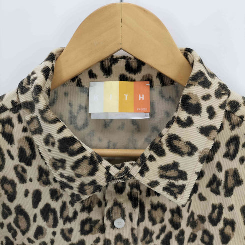 キス KITH レオパードコーデュロイシャツ メンズ FREE