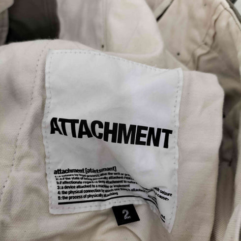 アタッチメント ATTACHMENT ボタンフライ フレアチノ メンズ 2