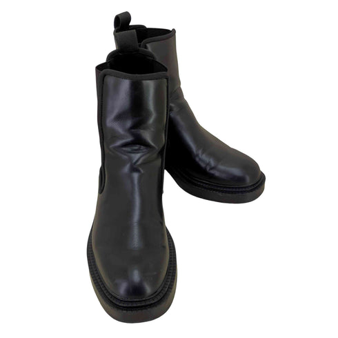 ザラ ZARA サイドゴアショートブーツ レディース 25.5