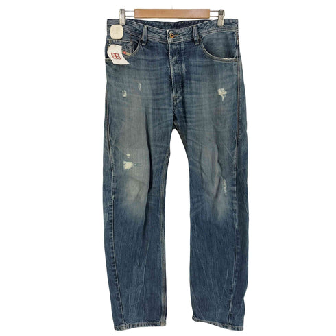 ディーゼル DIESEL BRAVEFORT ダメージデニムパンツ メンズ 32