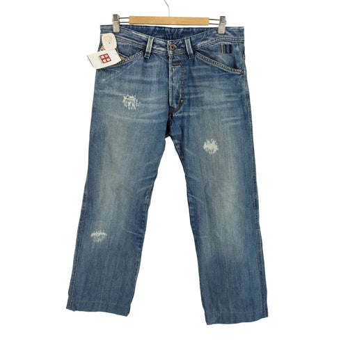 ディーゼル DIESEL STRAMIKS ダメージデニムパンツ メンズ 32