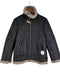 ザラ ZARA フェイクレザー コーティング ムートンジャケット レディース import:M