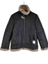 ザラ ZARA フェイクレザー コーティング ムートンジャケット レディース import:M