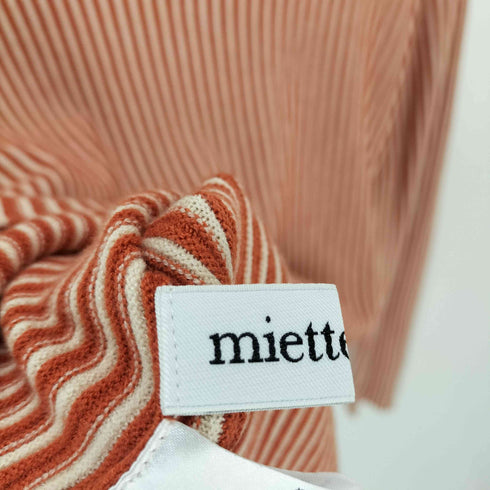 ミエット miette ストライプ ニット レディース FREE