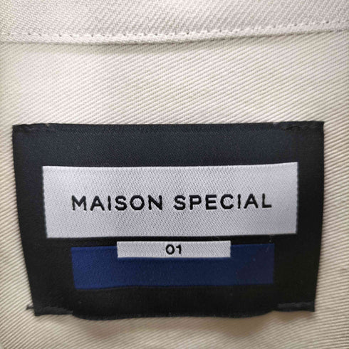 メゾンスペシャル MAISON SPECIAL エアロギャバBOROBOROプライムオーバーカットオフブルゾン メンズ 01