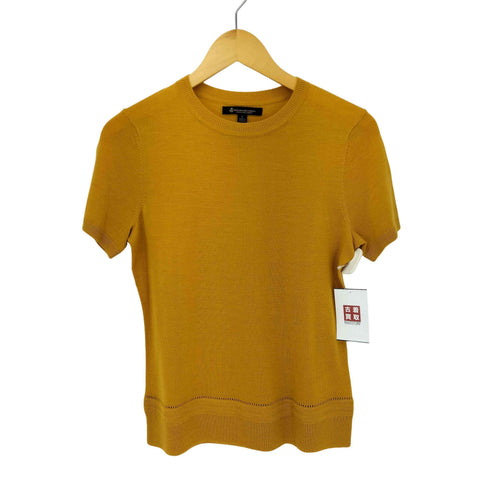 ブルックスブラザーズ BROOKS BROTHERS EXTRA FINE MEINO ウール S/S ニット レディース import:S