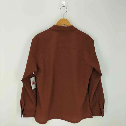ナノユニバース NANO universe L/S ボックスシルエット開襟シャツ メンズ JPN:L