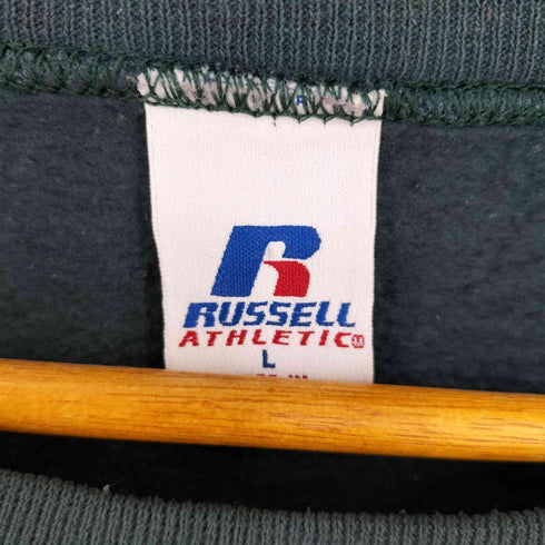 ラッセルアスレチック RUSSELL ATHLETIC エルサルバドル製 前V 裏起毛 クルーネックスウェット メンズ import:L