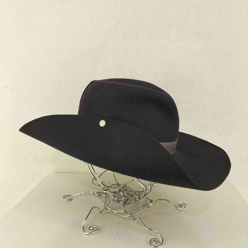 タカヒロミヤシタザソロイスト TAKAHIRO MIYASHITA The SoloIst. double ringed adjustable hat brim シープレザーベルト ラビットファフェルトハット メンズ 0.