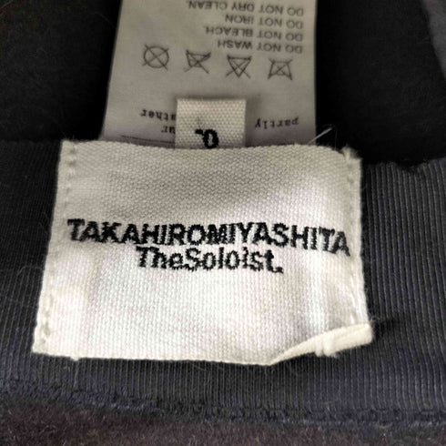 タカヒロミヤシタザソロイスト TAKAHIRO MIYASHITA The SoloIst. double ringed adjustable hat brim シープレザーベルト ラビットファフェルトハット メンズ 0.