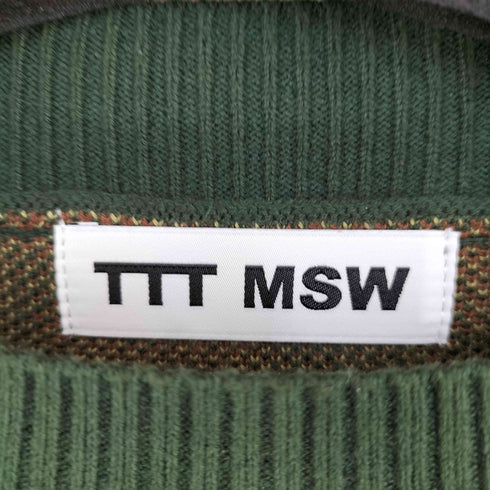 ティーモダンストリートウエア TTT_MSW 23SS Flower Camo Knit Vest メンズ JPN:XL