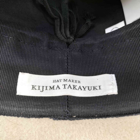 キジマタカユキ KIJIMA TAKAYUKI フェイクウールフェルトハット つば広 メンズ 2