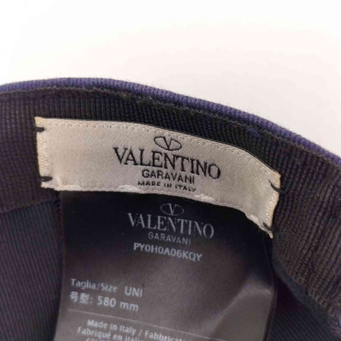ヴァレンティノガラヴァーニ VALENTINO GARAVANI MADE IN ITALY VLTNロゴ 6パネルキャップ メンズ 58cm