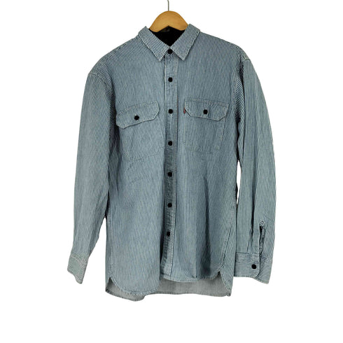 リーバイス Levis ストライプ L/Sシャツ メンズ JPN:M