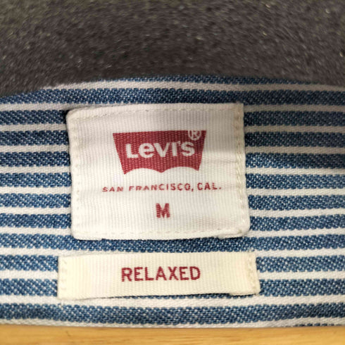 リーバイス Levis ストライプ L/Sシャツ メンズ JPN:M