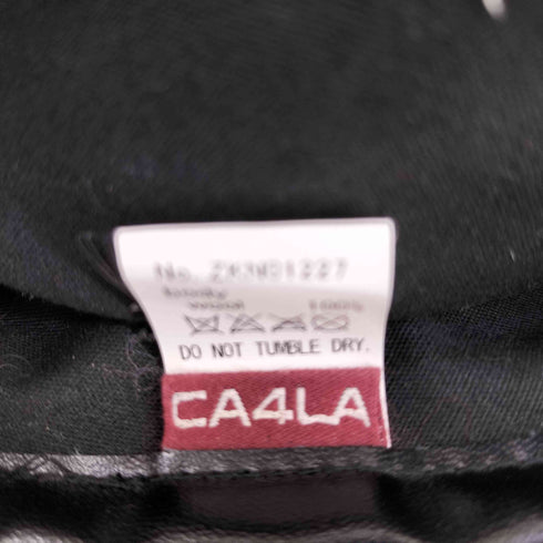 カシラ CA4LA WEAVE TOSHI レザーパイピング ウールフェルトベレー帽 メンズ