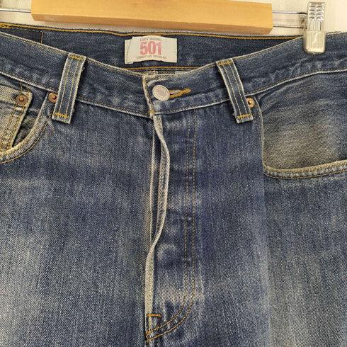 リーバイス Levis メキシコ製 501 ボタンフライデニムパンツ メンズ 34×32