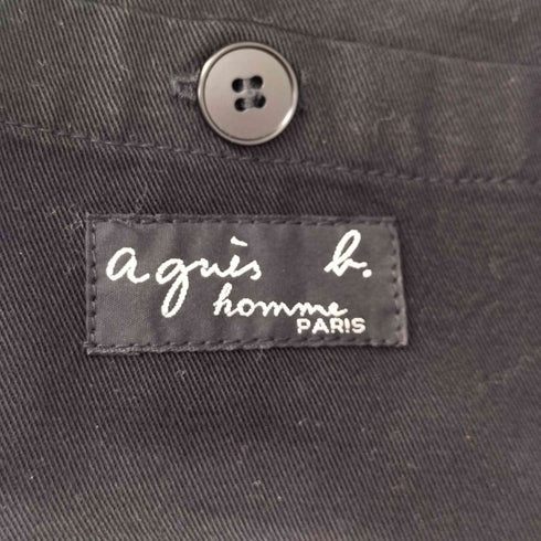 アニエスベー agnes b. フランス製 コットンステンカラーコート メンズ JPN:0