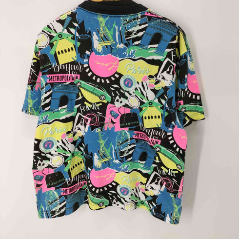 バレンシアガ BALENCIAGA 総柄 グラフィックプリントS/Sカットソー マルチカラー メンズ JPN:M