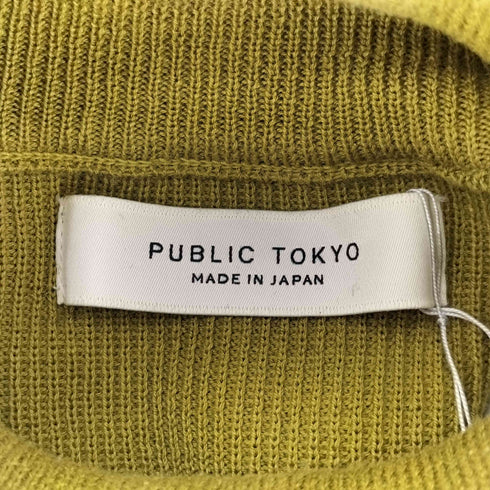 パブリックトウキョウ PUBLIC TOKYO モックネックニット 袖スリット レディース FREE