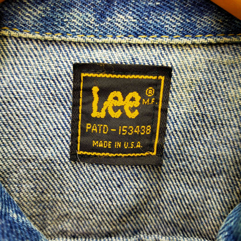 リー Lee USA製 デニムジャケット メンズ