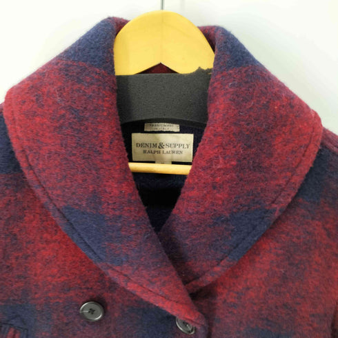 デニムアンドサプライラルフローレン DENIM&SUPPLY RALPH RAUREN RL BIG COAT メランジウールバイカラー ピーコート メンズ JPN:M