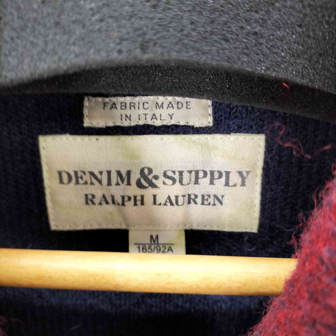 デニムアンドサプライラルフローレン DENIM&SUPPLY RALPH RAUREN RL BIG COAT メランジウールバイカラー ピーコート メンズ JPN:M