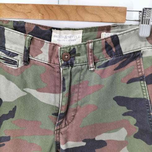 デニムアンドサプライラルフローレン DENIM&SUPPLY RALPH RAUREN ウッドランドカモ テーパードチノパンツ 迷彩 メンズ 30x32