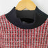 ザラ ZARA フリンジデザイン ハイネックツイードプルオーバー レディース import:XS