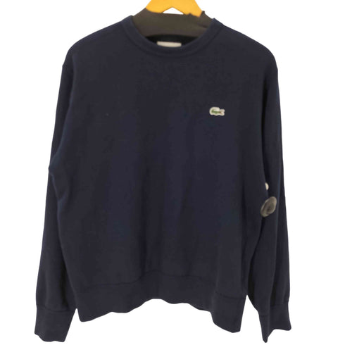 ラコステ LACOSTE レギュラーフィット プレミアムコットンクルーネックスウェット メンズ import:M