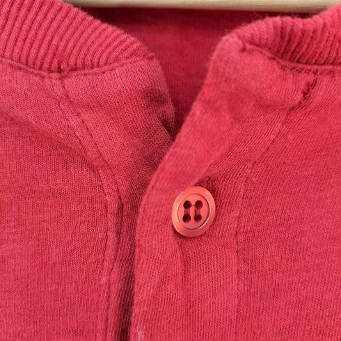 American Vintage MADE IN PORTUGAL 片ポケ ヘンリーネックL/Sカットソー 裾袖シングル メンズ import:M