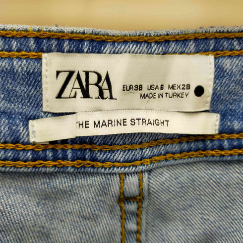 ザラ ZARA marine straight ワイドデニムパンツ レディース JPN:S