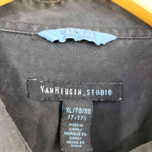 ヴァンヒューゼン VAN HEUSEN _STUDIO コットンL/Sシャツ メンズ import:XL 17-17 1/2