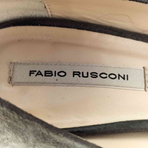 ファビオルスコーニ FABIO RUSCONI ファーデザインフラットパンプス レディース 36