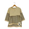 automills SAILOR SWEATER COMBINATION APRON C/P BORDER KNIT レディース JPN:2